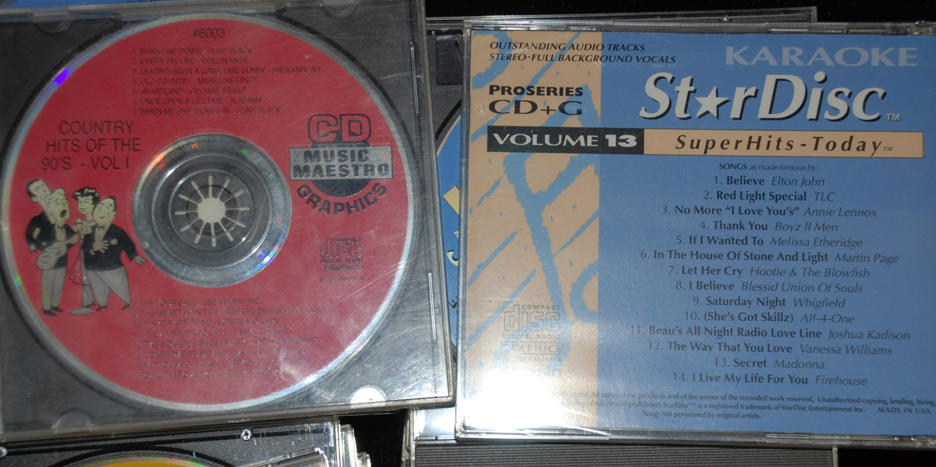   Choice Star Karaoke Pack CD+G 35 discs RARE  out of print  